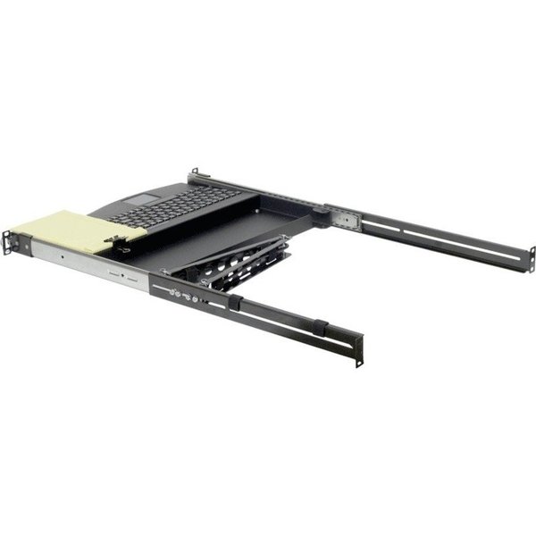 Rack Solutions 1U Sliding Shelf w/ Usb Keyboard w/ Trackpad, Includes Cable 1UKYB-126-USB